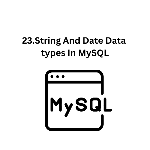 24.Inserting Data In MySQL Tables In MySQL